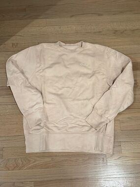 NWOT Women’s Chipotle “Extra” Crewneck Sweatshirt in Light Pink, Size Medium